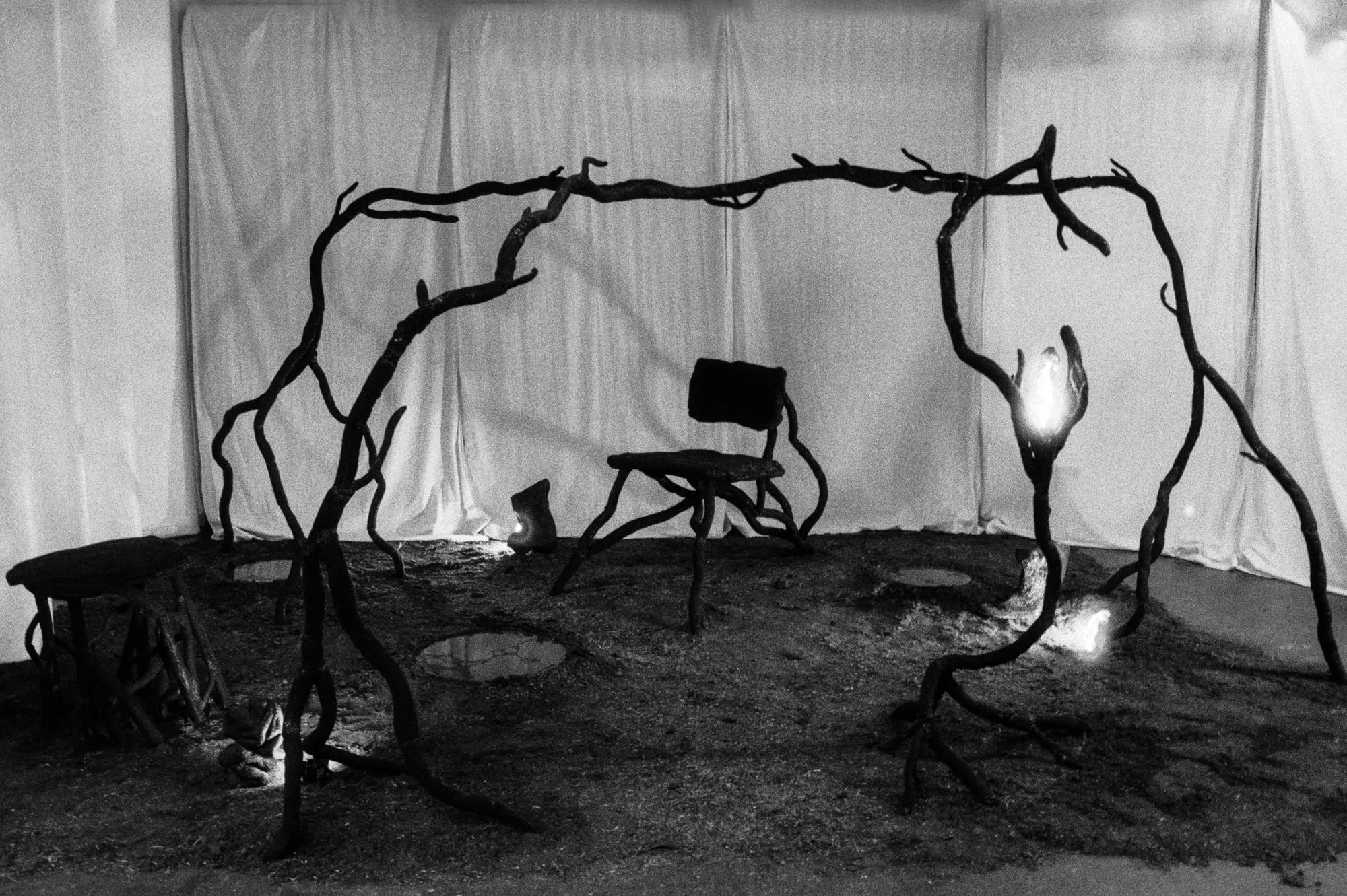 Artificial Organic sculpture, full view